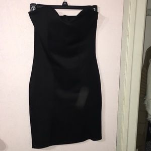 strapless Black dress